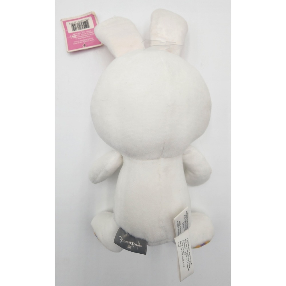 Hallmark Easter Bunny Plush Kids Small White New Green Bow Tie Egg Feet 1116 - Picture 3 of 7